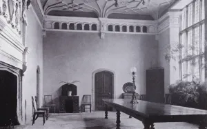 Cornwall: The Hall, Trerice Manor House (b/w photo) Cornwall: The Hall, Trerice Manor House (b/w photo)