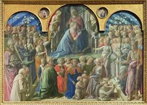Saint Mary Magdalene Collection: Coronation of the Virgin, 1439-47 circa, (tempera on wood)