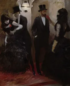 The Corridors at the Opera, 1885 (oil on canvas) The Corridors at the Opera, 1885 (oil on canvas)