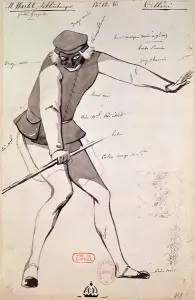Costume design for an Acrobat in Benvenuto Cellini by Hector Berlioz (1803-69) Costume design for an Acrobat in Benvenuto Cellini by Hector Berlioz (1803-69)