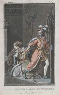 Costumes of Raoul and Isaure, from the opera Raoul Barbe-Bleue Costumes of Raoul and Isaure, from the opera Raoul Barbe-Bleue