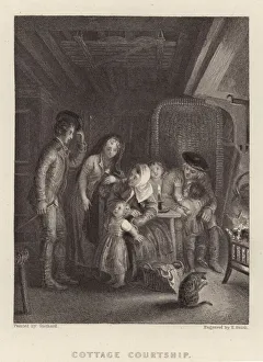 Thomas (after) Allom Gallery: Cottage Courtship (engraving)