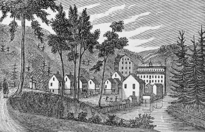 Cotton factory village, Glastenbury, from Connecticut Historical Collections' Cotton factory village, Glastenbury, from Connecticut Historical Collections'