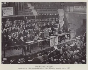 Council of Action, Conference of Trade Union and Labour Party delegates, London Council of Action, Conference of Trade Union and Labour Party delegates, London