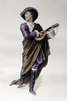 Beaumarchais Gallery: The Count of Almaviva, character of the Barber of Seville de Beaumarchais (1732 - 1799