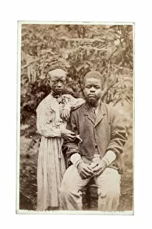Immigrant Gallery: Couple, 1870s (albumen print)