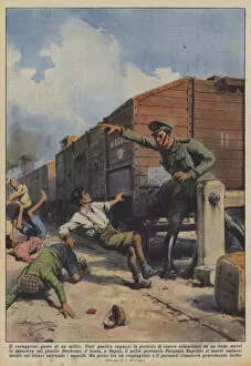 Bumper Collection: The courageous gesture of a soldier (colour litho)