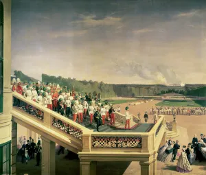 Court banquet in the Gardens of Schonbrunn Palace on the occasion of the anniversary Court banquet in the Gardens of Schonbrunn Palace on the occasion of the anniversary