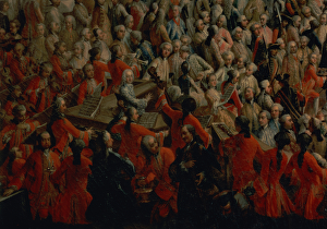 Court Banquet in the Great Antechamber of the Hofburg Palace, Vienna (detail of 66716) Court Banquet in the Great Antechamber of the Hofburg Palace, Vienna (detail of 66716)