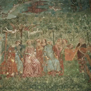 Courtly ladies at an open-air concert (fresco) Courtly ladies at an open-air concert (fresco)