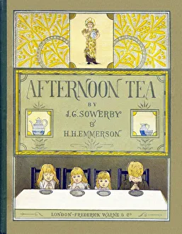 Couverture - quatre enfants attables devant leur assiette, font leur priere de benedicite, dans une vignette Couverture - quatre enfants attables devant leur assiette, font leur priere de benedicite, dans une vignette