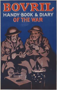 Cover of the Bovril Handy book and diary of the war (colour litho) Cover of the Bovril Handy book and diary of the war (colour litho)