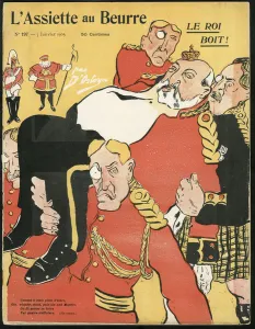 Cover of ' The Butter Plate', Satirical in Colours Cover of ' The Butter Plate', Satirical in Colours