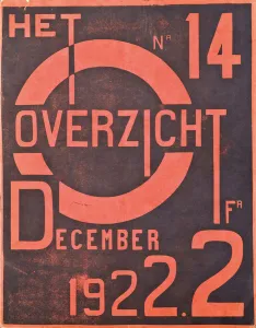 Cover for the December 1922 issue of the magazine Het Overzicht Cover for the December 1922 issue of the magazine Het Overzicht