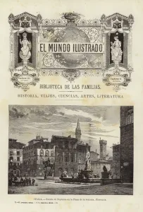 Front cover of El Mundo Ilustrado (engraving) Front cover of El Mundo Ilustrado (engraving)
