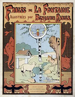 Cover Fables de La Fontaine - illustrees by Benjamin Rabier (1864-1939) Cover Fables de La Fontaine - illustrees by Benjamin Rabier (1864-1939)