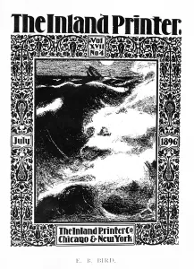 Cover of The Inland Printer, July 1896 (litho) Cover of The Inland Printer, July 1896 (litho)