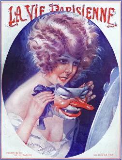 Cover of La Vie Parisienne, 18th March, 1922 (colour litho)