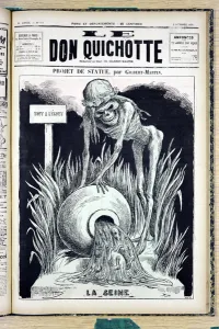 Cover of ' Le Don Quixote', number 953, Satirique en Colours Cover of ' Le Don Quixote', number 953, Satirique en Colours