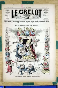 Cover of ' Le Grelot', number 1078, Satirique en Couleurs Cover of ' Le Grelot', number 1078, Satirique en Couleurs