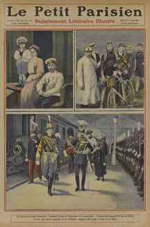 Tour De France Gallery: Cover of Le Petit Parisien, 15 August 1909 (colour litho)