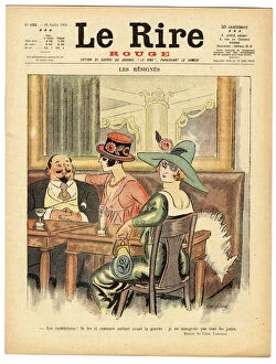 Cover of ' The Red Laughter', Satirical in Colors