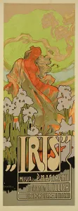 Cover of Score and Libretto of the opera Iris, 1898 (colour litho) Cover of Score and Libretto of the opera Iris, 1898 (colour litho)