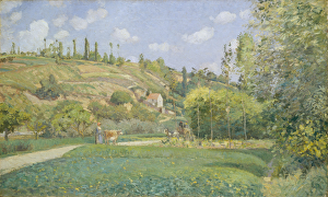 A Cowherd at Valhermeil, Auvers-sur-Oise, 1874 (oil on canvas) A Cowherd at Valhermeil, Auvers-sur-Oise, 1874 (oil on canvas)