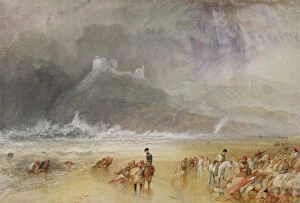 Criccieth Castle, North Wales, c.1835 (watercolour)