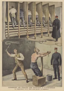 How criminals are treated abroad (colour litho) How criminals are treated abroad (colour litho)