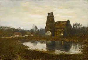 Criqueboeuf Church, Normandy, 1893 (oil on canvas) Criqueboeuf Church, Normandy, 1893 (oil on canvas)