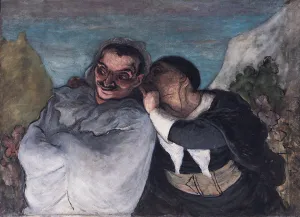 Crispin and Scapin, or Scapin and Sylvester, c.1863-65 (oil on canvas) Crispin and Scapin, or Scapin and Sylvester, c.1863-65 (oil on canvas)