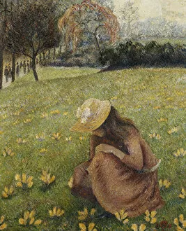 Crocuses; Les Crocus, 1891 (oil on canvas)