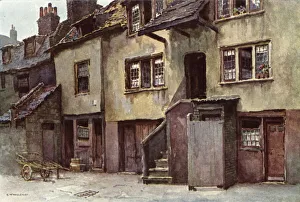 Crooked Billet Yard, Shoreditch (colour litho) Crooked Billet Yard, Shoreditch (colour litho)