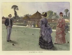 The Last Croquet Game of the Season (coloured engraving) The Last Croquet Game of the Season (coloured engraving)