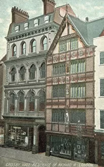 Town House Gallery: Crosby Hall, Cheyne Walk, London (colour photo)