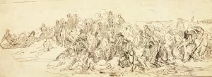 Crossing of the Loire in October 1793 (ink on paper) Crossing of the Loire in October 1793 (ink on paper)