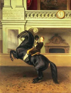 Crown Prince Rudolph of Austria (1858-89) on horseback in the Winter Riding School of the Hofburg Crown Prince Rudolph of Austria (1858-89) on horseback in the Winter Riding School of the Hofburg