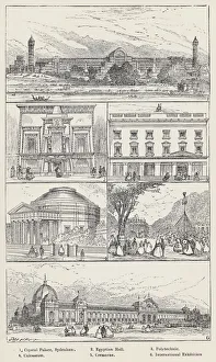Crystal Palace, Sydenham, Egyptian Hall, Polytechnic, Colosseum, Cremorne, International Exhibition (engraving) Crystal Palace, Sydenham, Egyptian Hall, Polytechnic, Colosseum, Cremorne, International Exhibition (engraving)