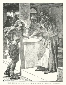 William (after) Small Gallery: Cushi brings to David News of the Death of Absalom (engraving)
