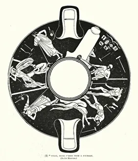 Cylix, with Scenes from a Foundry (engraving) Cylix, with Scenes from a Foundry (engraving)