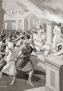 Cylon of Croton leading a revolt against the Pythagoreans, c Cylon of Croton leading a revolt against the Pythagoreans, c