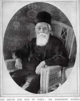 Dadabhai Naoroji, The Grand Old Man of India, 1914 (b/w photo) Dadabhai Naoroji, The Grand Old Man of India, 1914 (b/w photo)