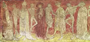 Pope Gallery: The Dance of Death, from the choir (tempera on stone)
