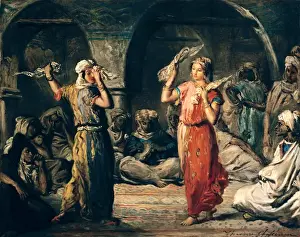 Dance of the Handkerchiefs, 1849 (oil on panel) Dance of the Handkerchiefs, 1849 (oil on panel)