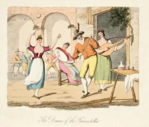 Alexander Yakovlev Gallery: The Dance of the Tarantella, from Italian Scenery, representing the Manners