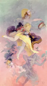 Dancer with a Basque Tambourine (oil on canvas) Dancer with a Basque Tambourine (oil on canvas)