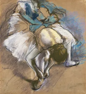 Dancer Putting On Her shoes; Danseuse Attachant Son Chausson, c Dancer Putting On Her shoes; Danseuse Attachant Son Chausson, c