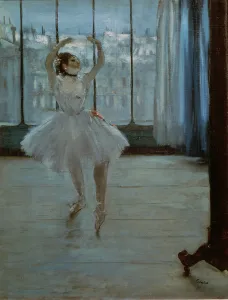 Dancer in Front of a Window (Dancer at the Photographer's Studio) c.1874-77 Dancer in Front of a Window (Dancer at the Photographer's Studio) c.1874-77