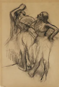 Two Dancers, 1888 (charcoal with traces of pastel on paper) Two Dancers, 1888 (charcoal with traces of pastel on paper)
